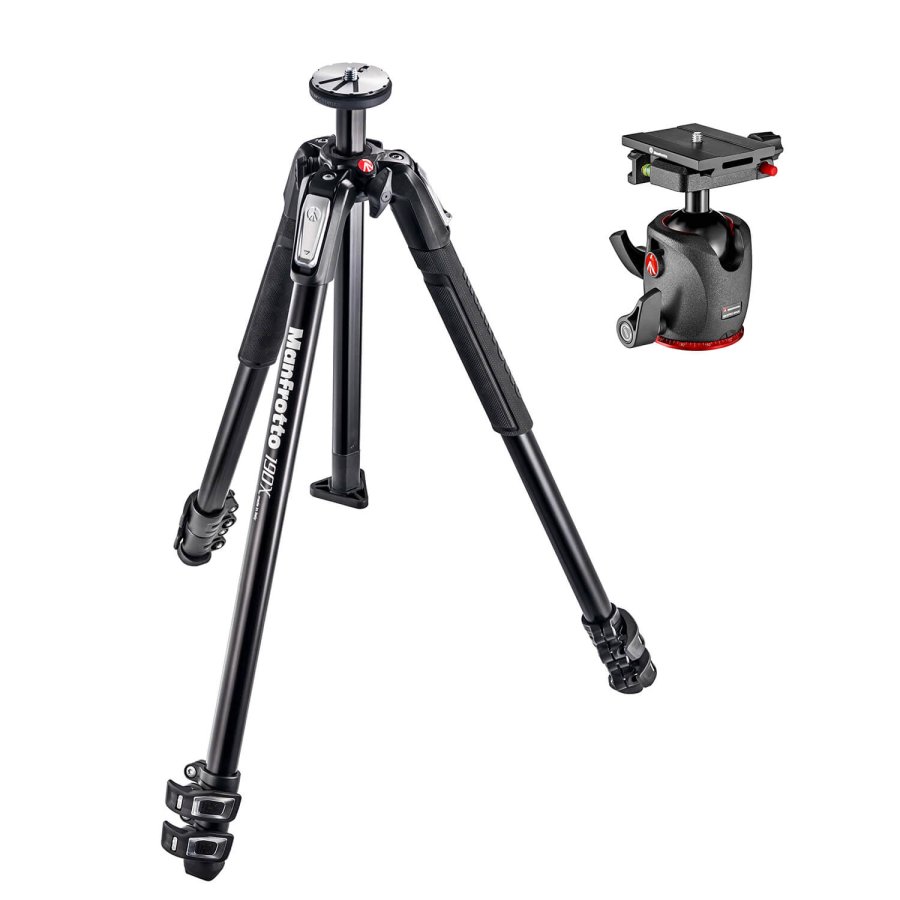 MANFROTTO Tripod Kit 190X3 Alu + Ball Head MHXPRO-BHQ6 #1