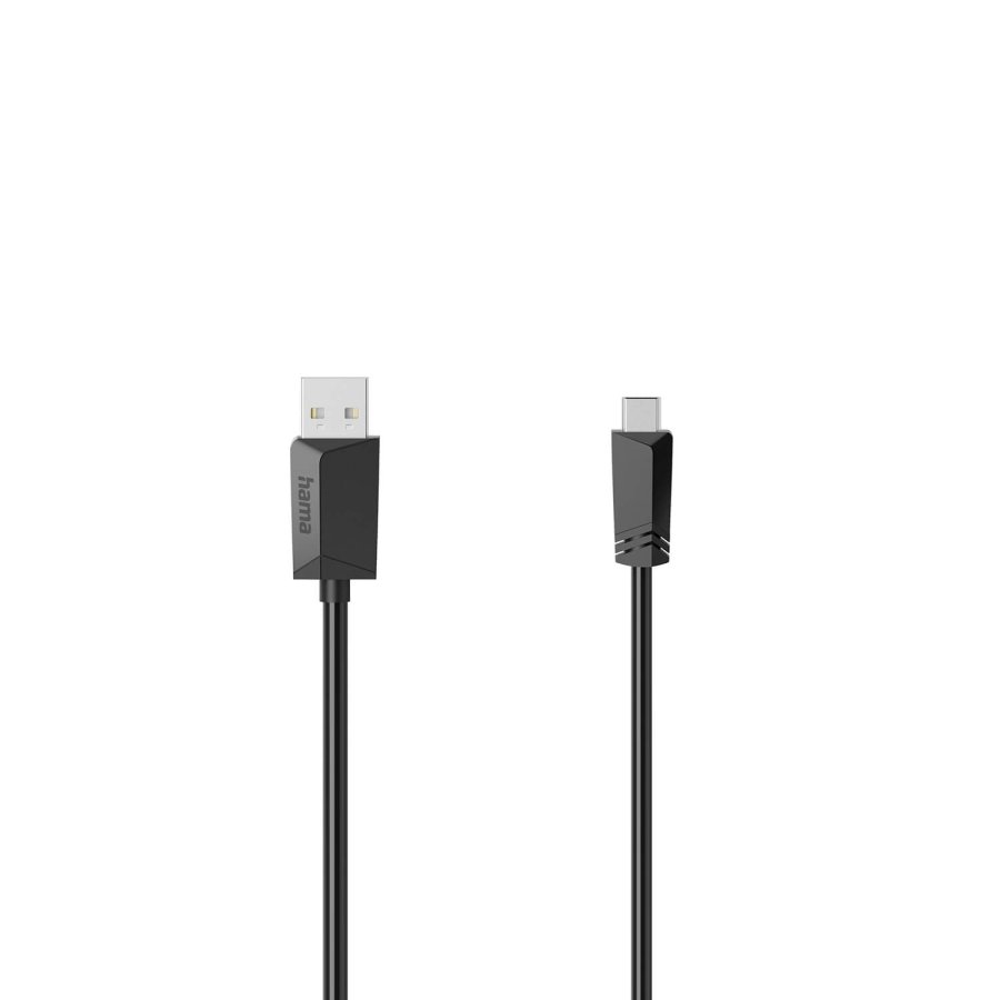 HAMA Cable USB A-USB B Mini 480 Mbit/s Black 1.5m #1