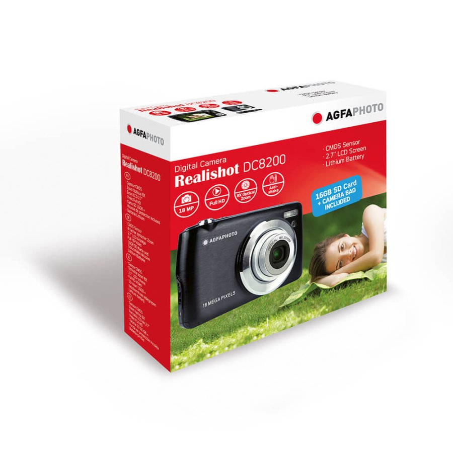 AGFAPHOTO Digital Camera DC8200 CMOS 8x 18MP Black #2