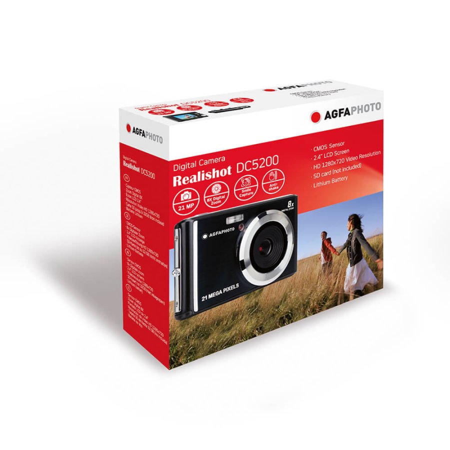 AGFAPHOTO Digital Camera DC5200 CMOS 8x 21MP Black #2