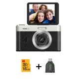 KODAK Digital Camera Pixpro C1 CMOS 5x 16MP Black - Bundle #1