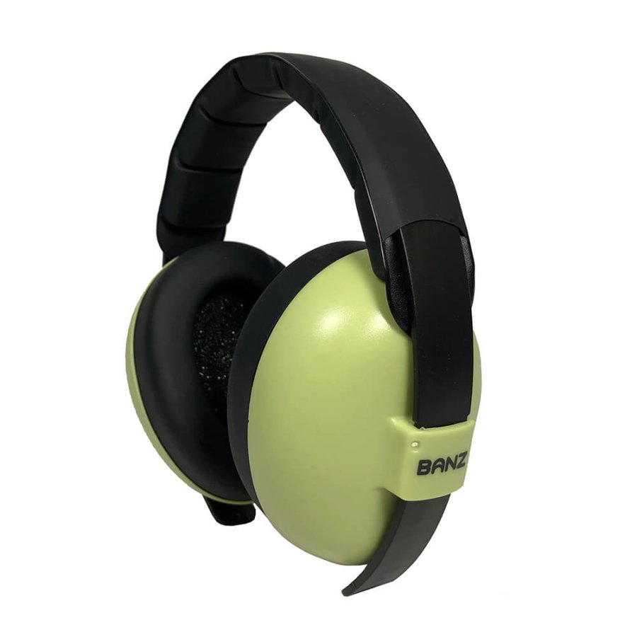 BANZ Ear Muffs Baby Leaf Green #1