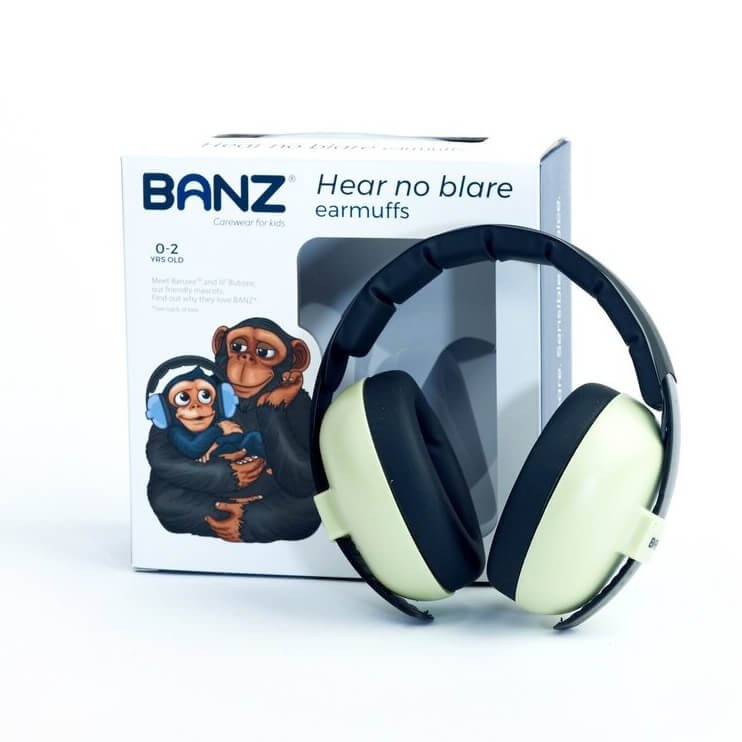 BANZ Ear Muffs Baby Leaf Green #2