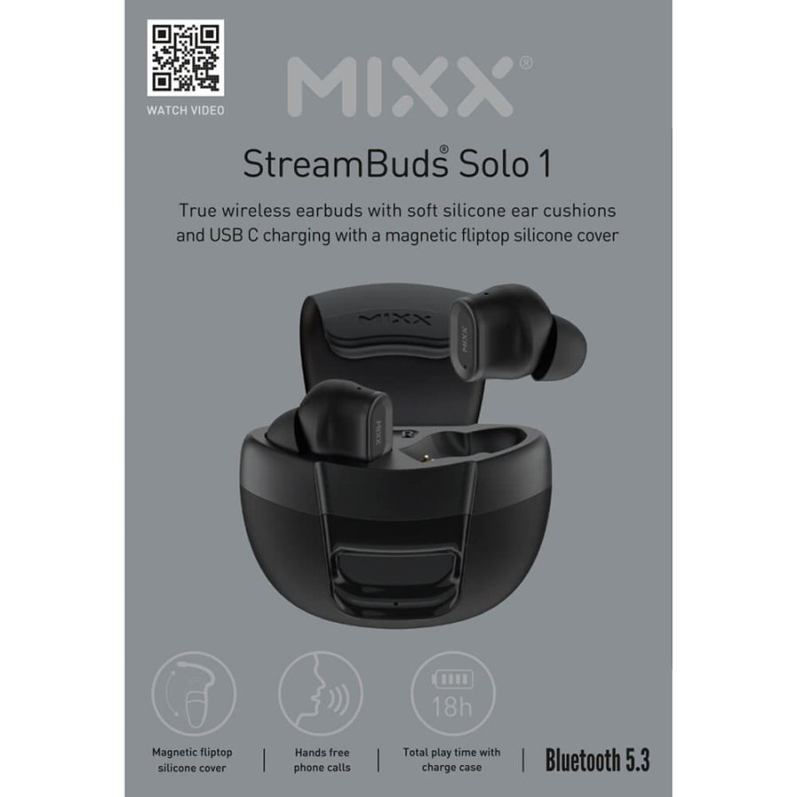 MIXX Headphone Solo 1 In-Ear TWS Black #2