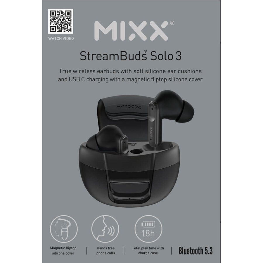 MIXX Headphone Solo 3 In-Ear TWS Black #2