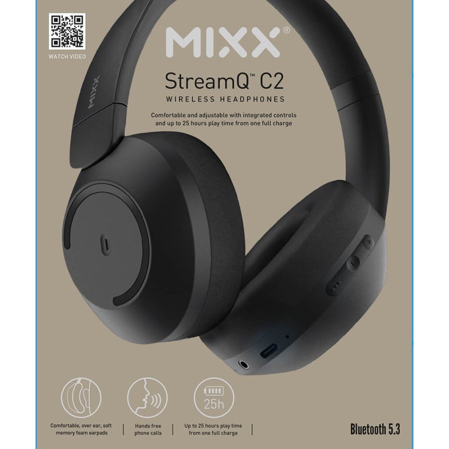 MIXX Headphone C2 Over-Ear Wireless Black #2
