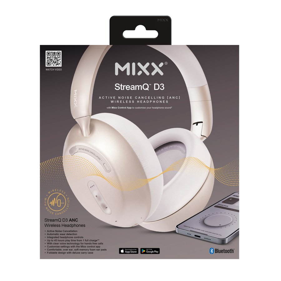 MIXX Headphone StreamQ D3 ANC Over-Ear Wireless Sand #2