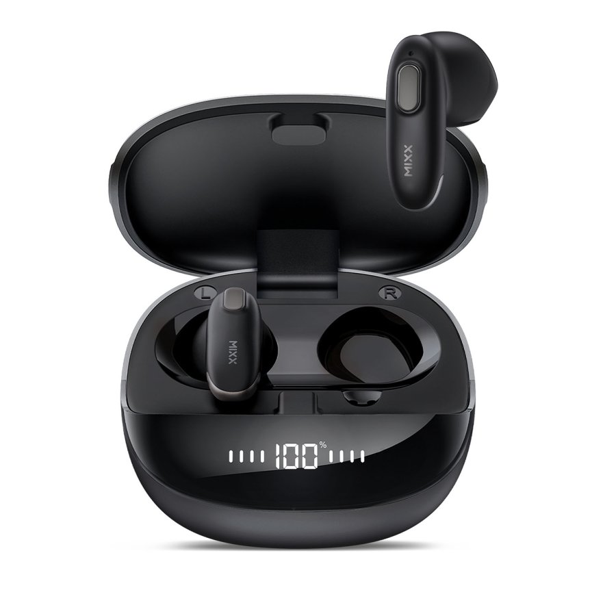 MIXX Headphone Hybrid Charge 2 In-Ear TWS Qi Black #1