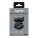 MIXX Headphone Hybrid Charge 2 In-Ear TWS Qi Black #2