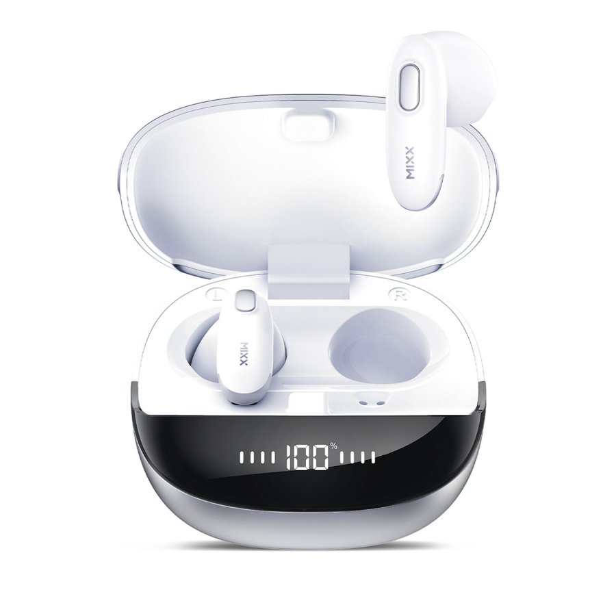 MIXX Headphone Hybrid Charge 2 In-Ear TWS Qi White #1