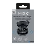 MIXX Headphone Mini Charge 2 In-Ear TWS Qi Black #2