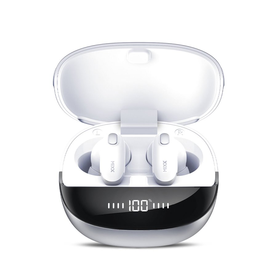 MIXX Headphone Mini Charge 2 In-Ear TWS Qi White #1