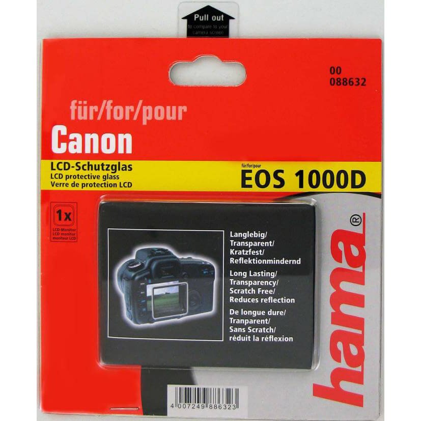 HAMA Skrmglas Canon 1000D #2