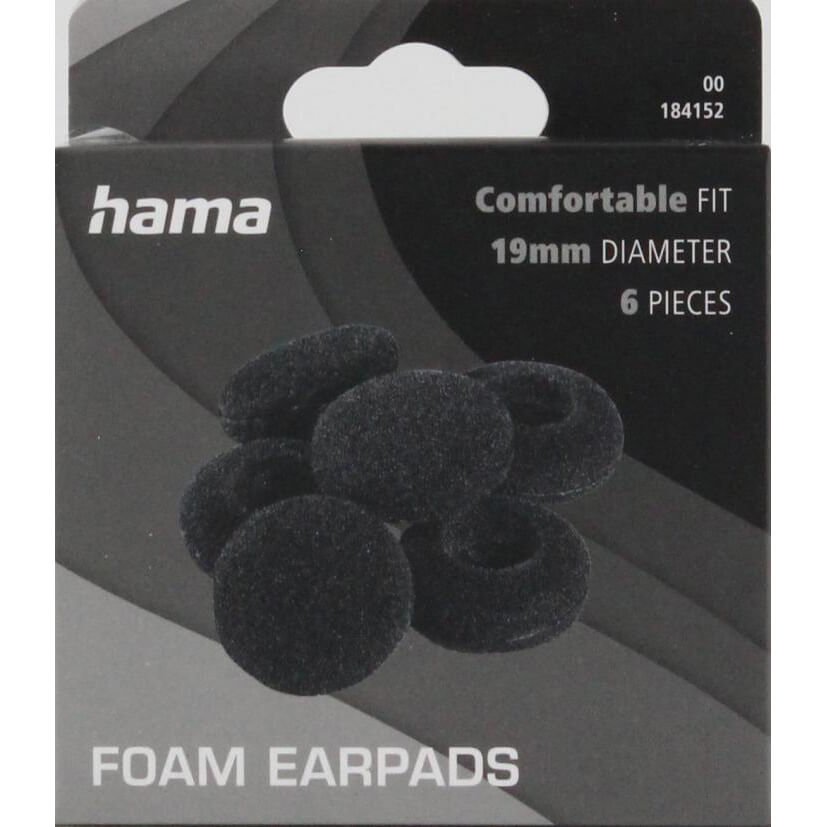 HAMA Replacement Ear Pads 19mm 6-pack #2