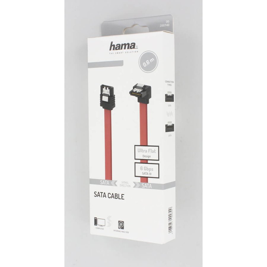 HAMA Cable SATA Serial-ATA III 90 6 Gbit/s Internal 0.60m #2