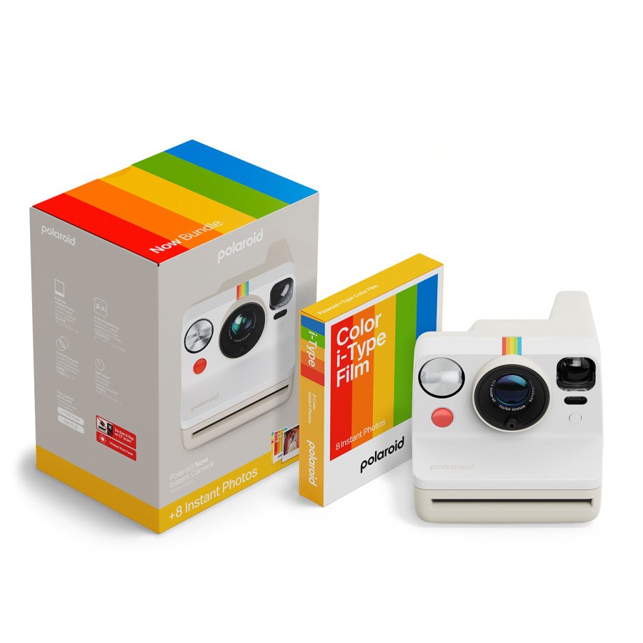 POLAROID Camera Now Gen. 3 E-box Pebble White #1