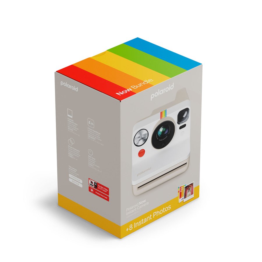 POLAROID Camera Now Gen. 3 E-box Pebble White #2